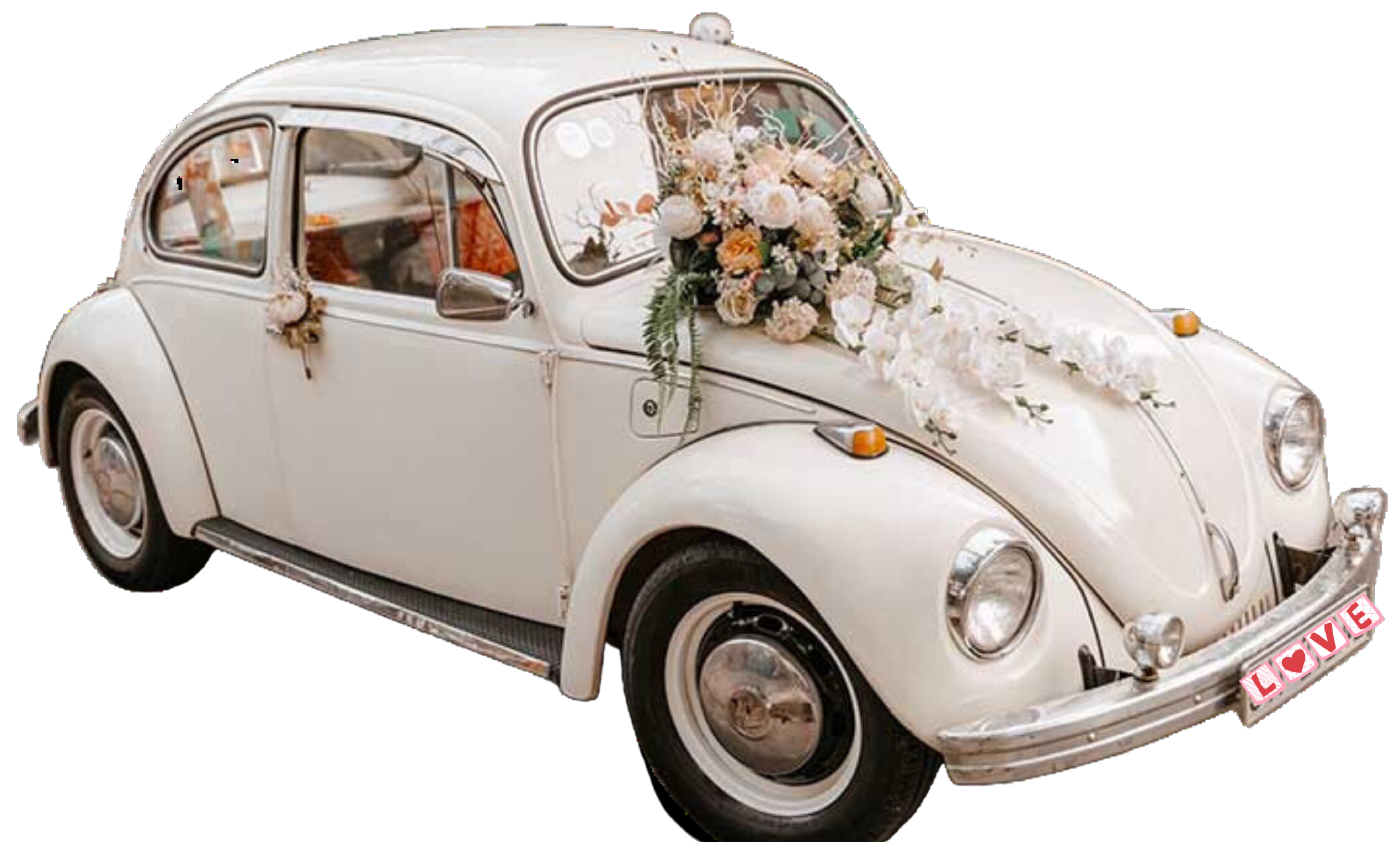 Xe Cưới Con Bọ Cổ Volkswagen Beetle Trắng